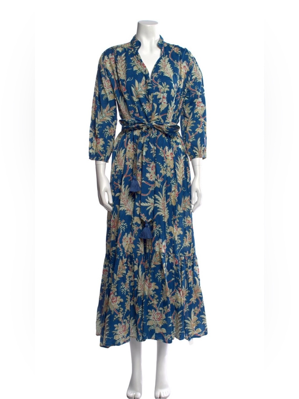 Mille Floral Tassel Belt Dress - Size S